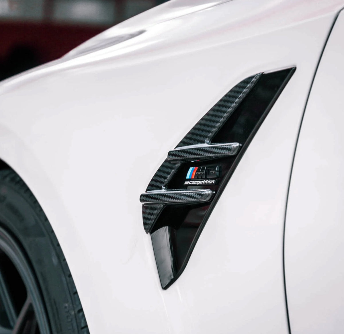 G80 G82 BMW M3 M4 Carbon Side Fender Vent Covers TRE Pre-Preg 2x2 Twill, Part No. TRE-G80-VENT