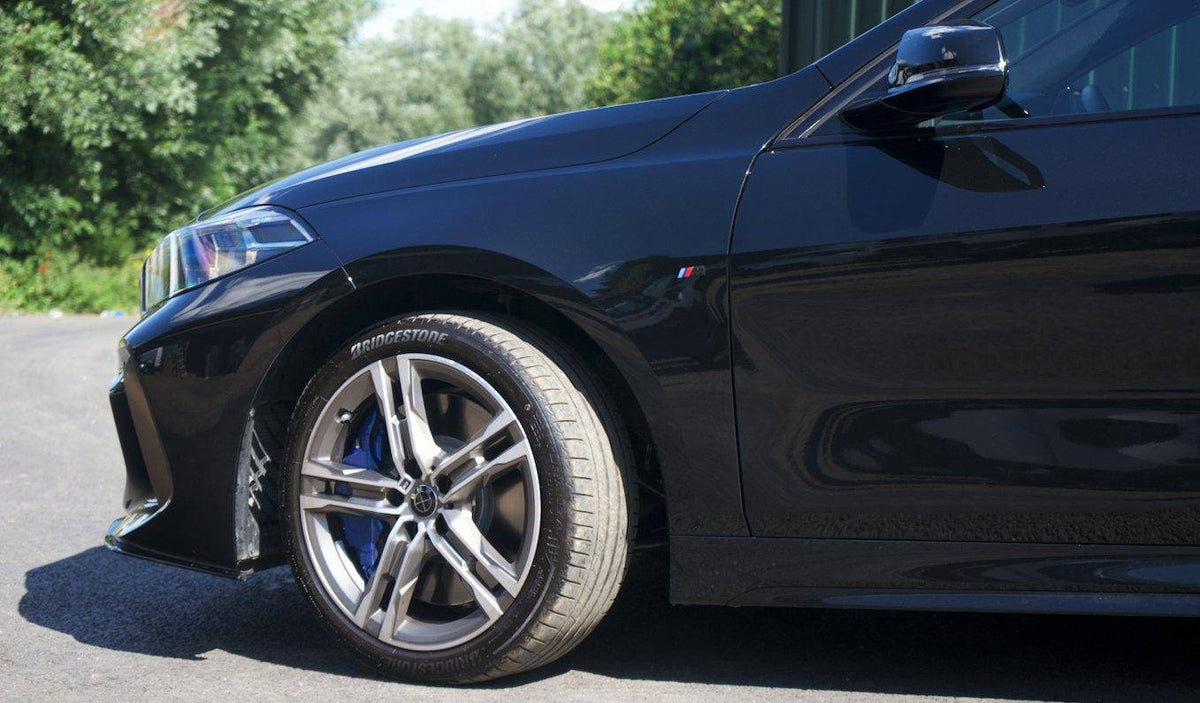BMW F20 F30 F32 G20 G22 Gloss Black Fender Badges Pair - Jet Black 668