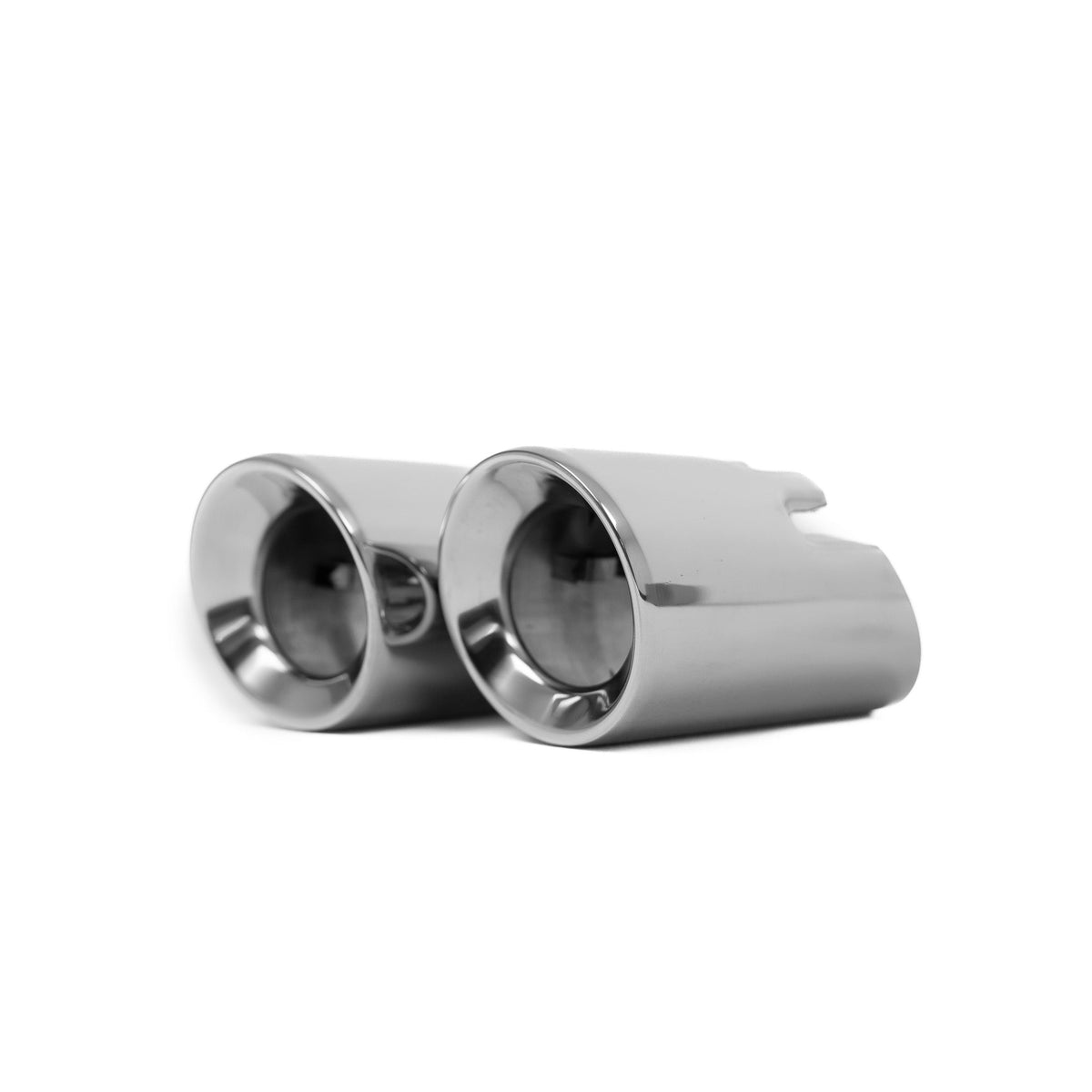 F20 F21 F22 F23 F30 BMW N55 B58 slash cut exhaust tips, slip-on pair