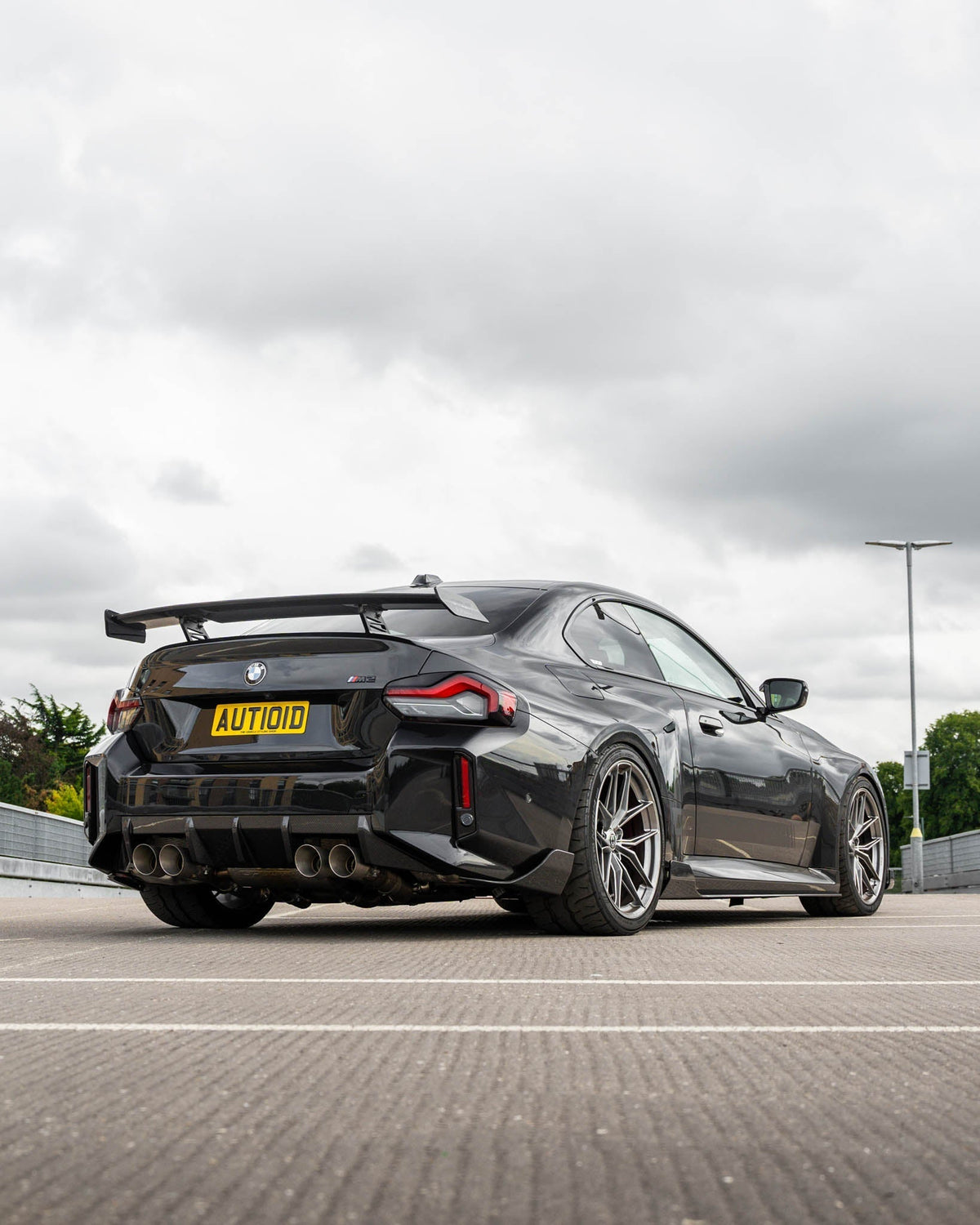 G87 M2 G42 2 Series Rear Wing TR87 Adjustable Pre-Preg Carbon Fibre Spoiler