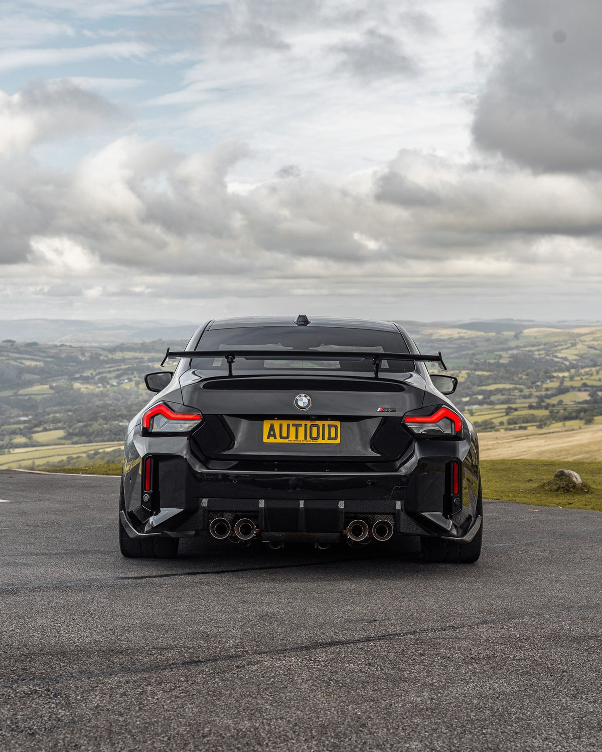 G87 M2 G42 2 Series Rear Wing TR87 Adjustable Pre-Preg Carbon Fibre Spoiler