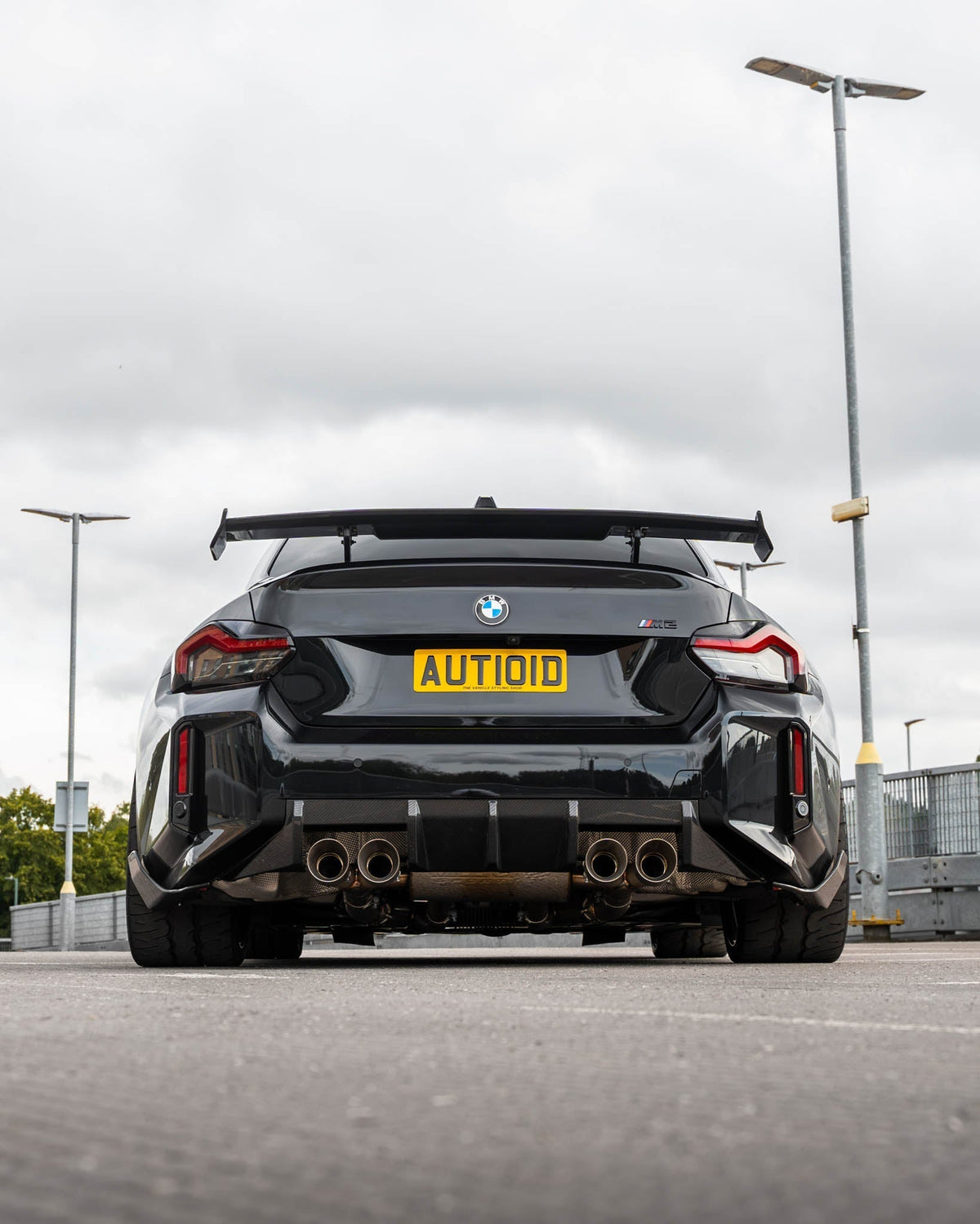 G87 M2 G42 2 Series Rear Wing TR87 Adjustable Pre-Preg Carbon Fibre Spoiler