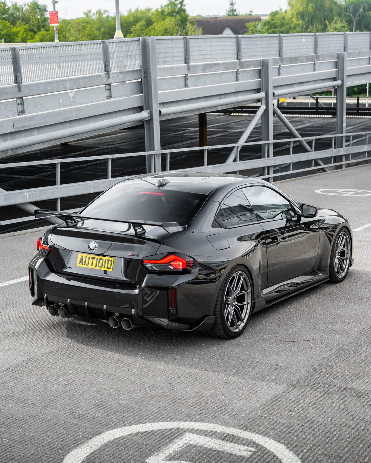 G87 M2 G42 2 Series Rear Wing TR87 Adjustable Pre-Preg Carbon Fibre Spoiler