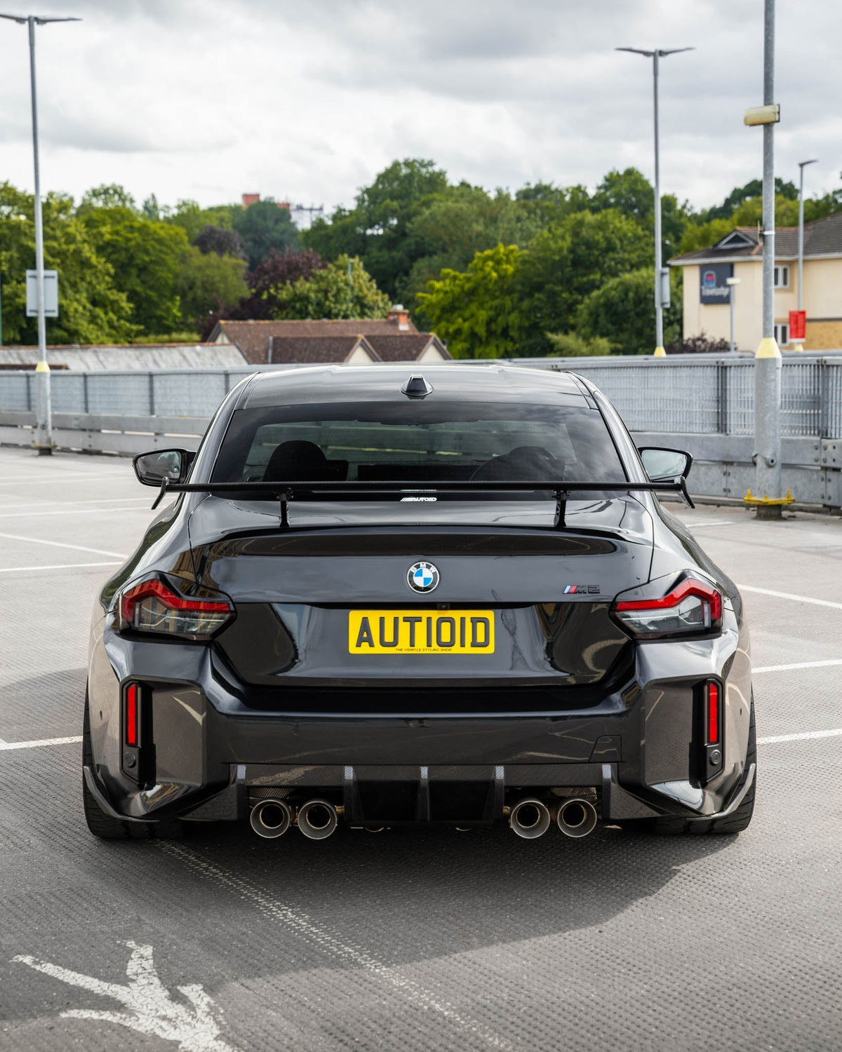 G87 M2 G42 2 Series Rear Wing TR87 Adjustable Pre-Preg Carbon Fibre Spoiler