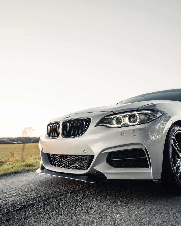 F22 F23 BMW 2 Series ZAERO EVO-1 Gloss Black Body Kit - Front Splitter Side Skirts Rear Diffuser