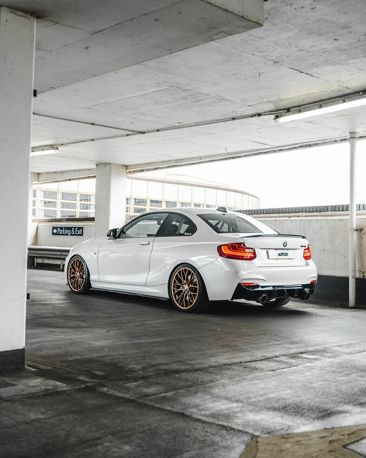 F22 F23 BMW 2 Series ZAERO EVO-1 Gloss Black Body Kit - Front Splitter Side Skirts Rear Diffuser
