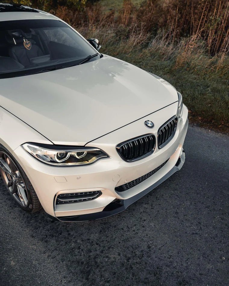 F22 F23 BMW 2 Series ZAERO EVO-1 Gloss Black Body Kit - Front Splitter Side Skirts Rear Diffuser