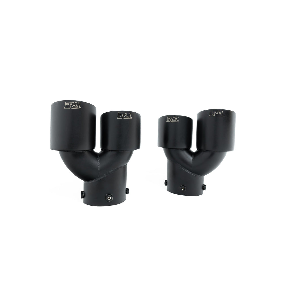 BMW G42 M240i, G20 M340i, G22/G26 M440i quad exhaust tips - TRE Cerakote black