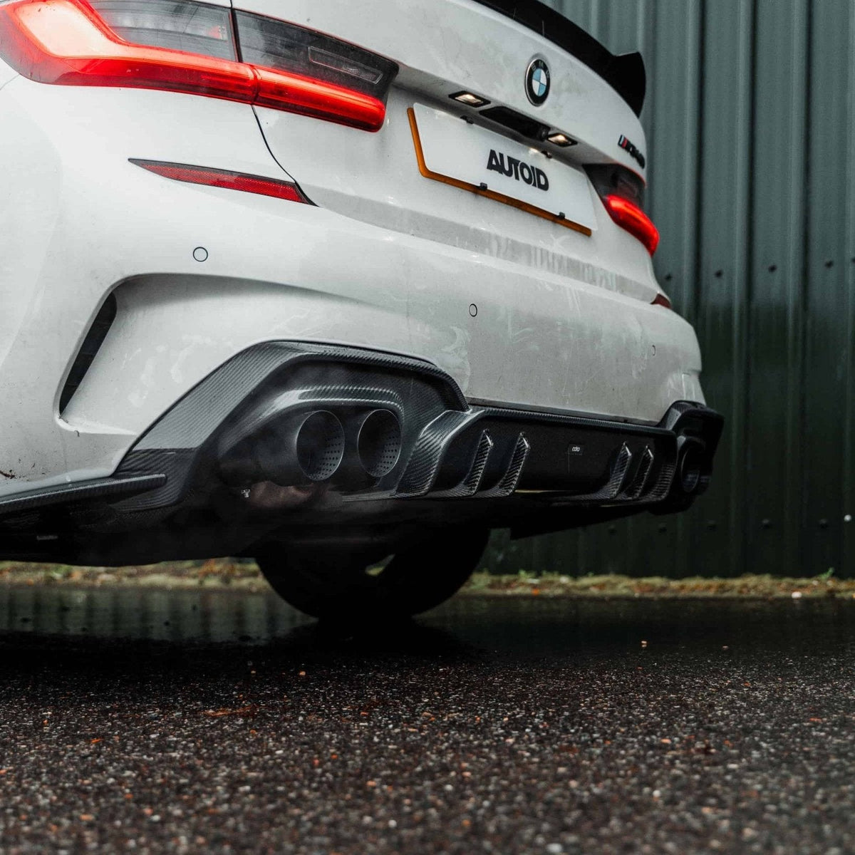 BMW G42 M240i, G20 M340i, G22/G26 M440i quad exhaust tips - TRE Cerakote black