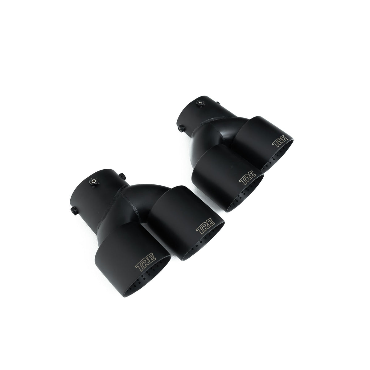BMW G42 M240i, G20 M340i, G22/G26 M440i quad exhaust tips - TRE Cerakote black