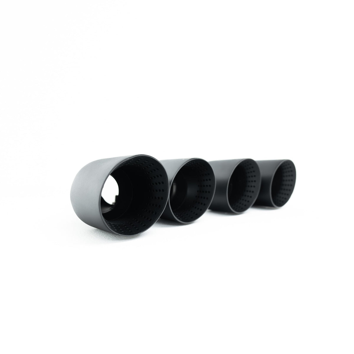BMW G42 M240i, G20 M340i, G22/G26 M440i quad exhaust tips - TRE Cerakote black