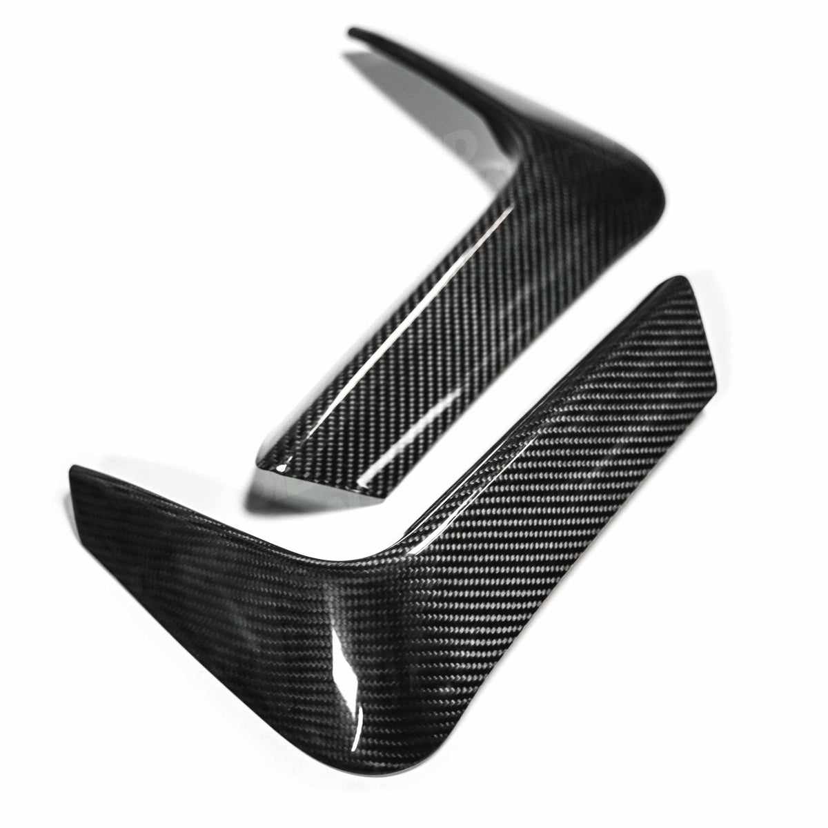 F80 F82 BMW M3 M4 Rear Bumper Corner Covers - TRE Pre-Preg Carbon Fibre 2x2 Twill, Part No. TRE-F8X-CORNER