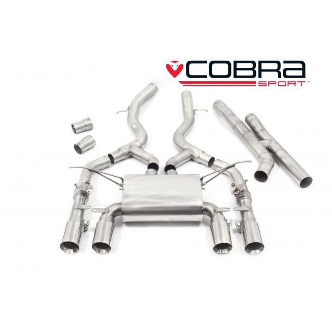BMW M4 F82 Coupe 3" Valved Secondary Cat Back Exhaust