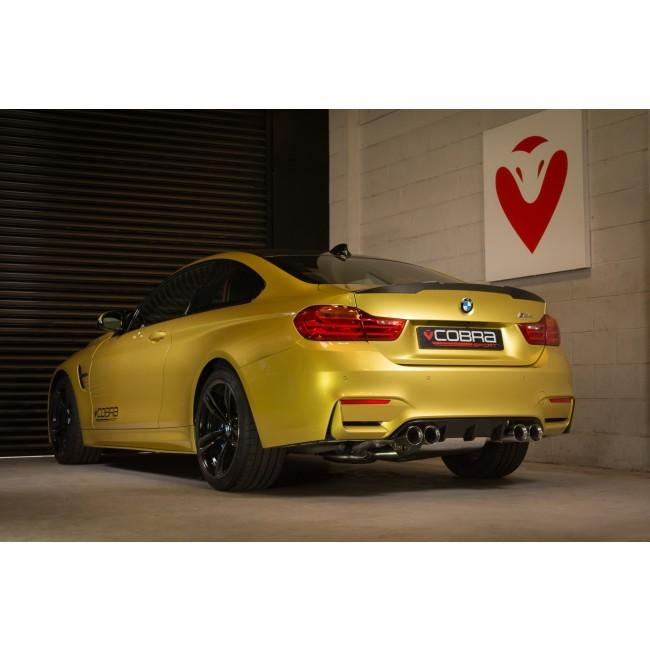 BMW M4 F82 Coupe 3" Valved Secondary Cat Back Exhaust
