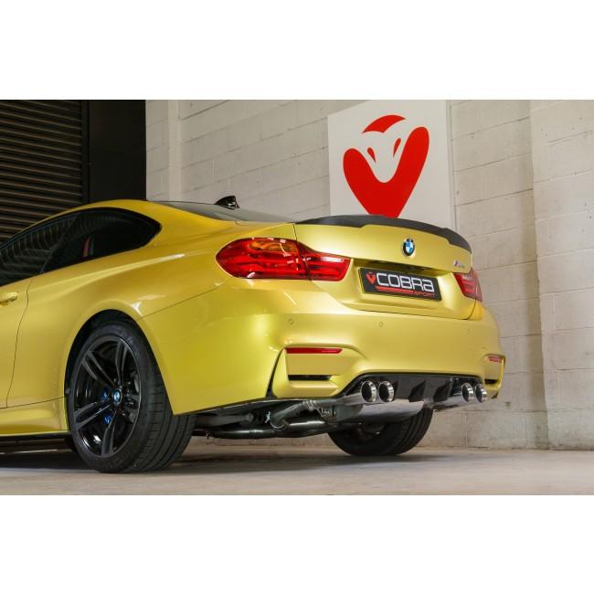 BMW M4 F82 Coupe 3" Valved Cat Back Exhaust