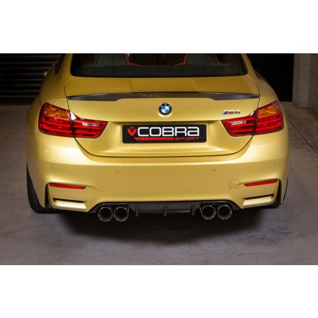 BMW M4 F82 Coupe 3" Valved Secondary Cat Back Exhaust