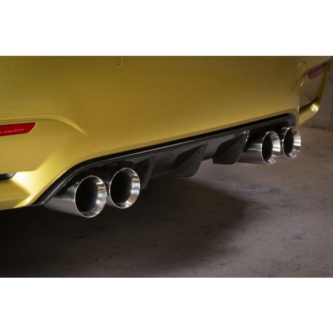 BMW M4 F82 Coupe 3" Valved Secondary Cat Back Exhaust