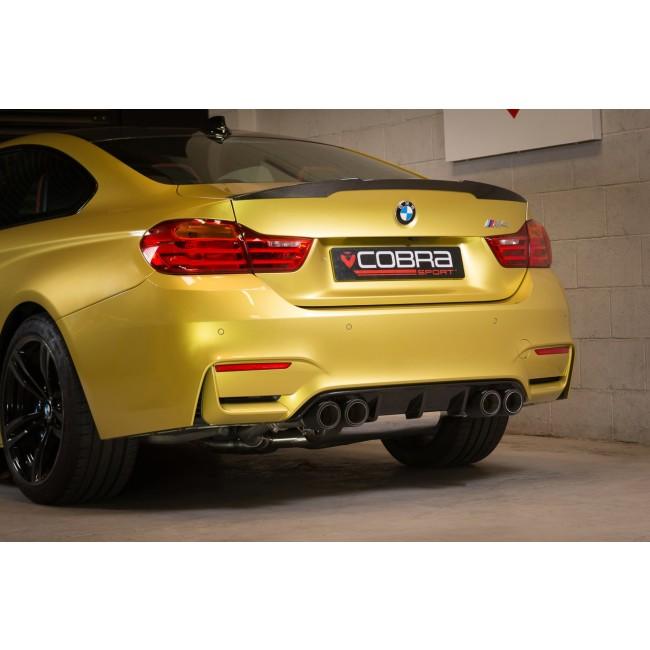 BMW M4 F82 Coupe 3" Valved Secondary Cat Back Exhaust