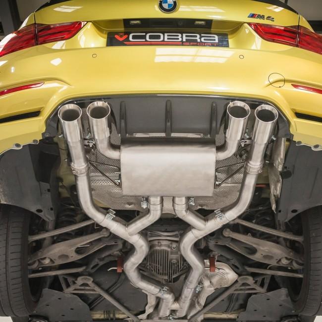 BMW M4 F82 Coupe 3" Valved Secondary Cat Back Exhaust