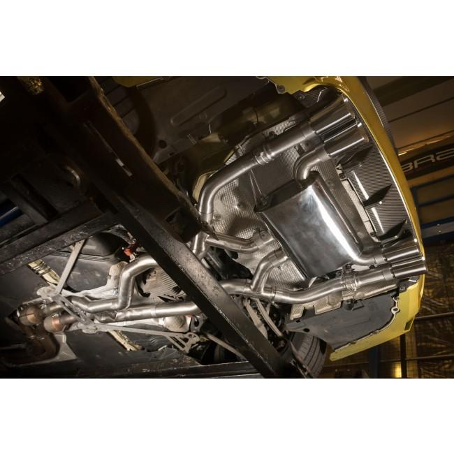 BMW M4 F82 Coupe 3" Valved Secondary Cat Back Exhaust