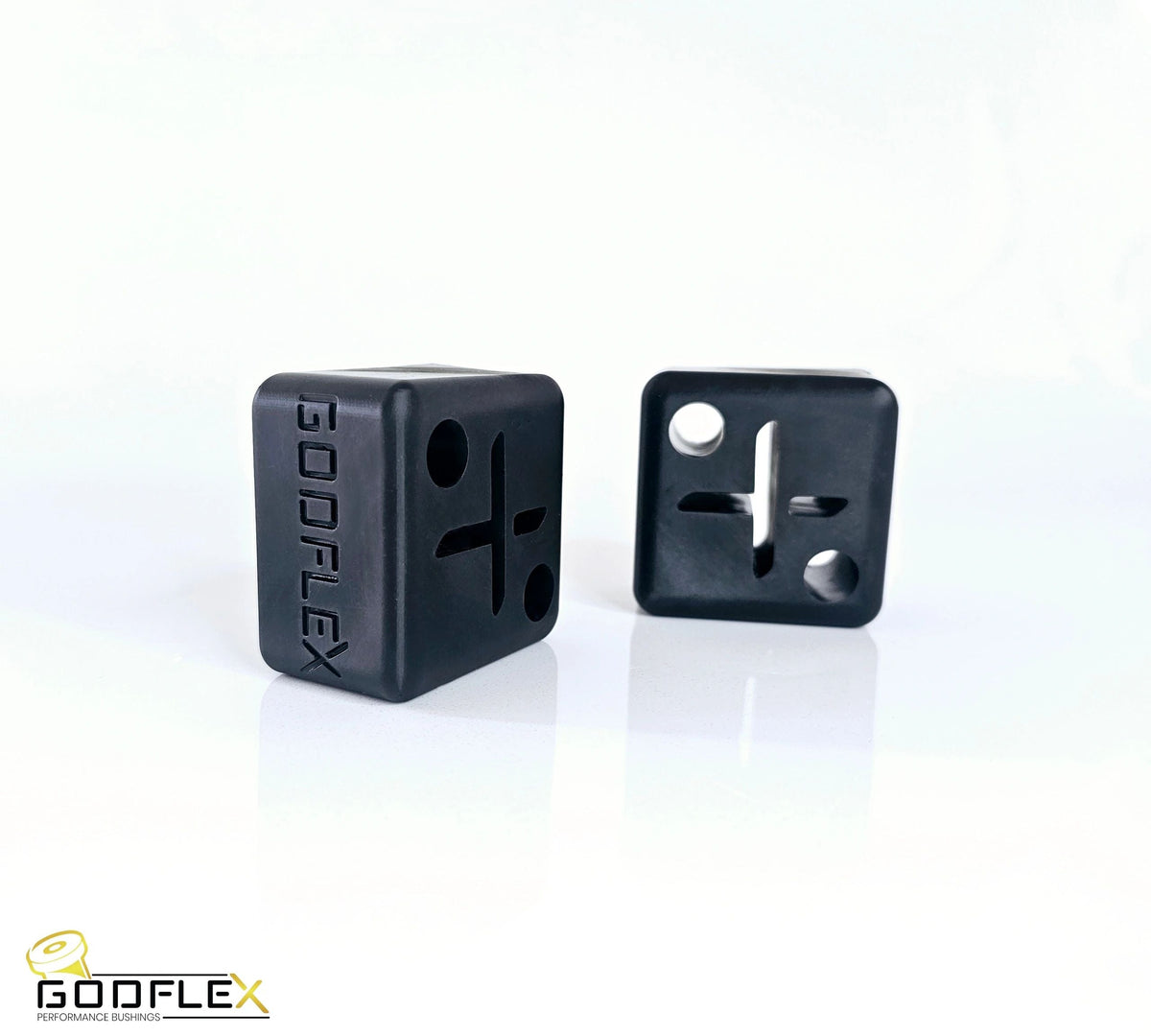 MINI Cooper S F54 F56 F57 F60 rear exhaust hanger bushes, GodFlex polyurethane set of 2
