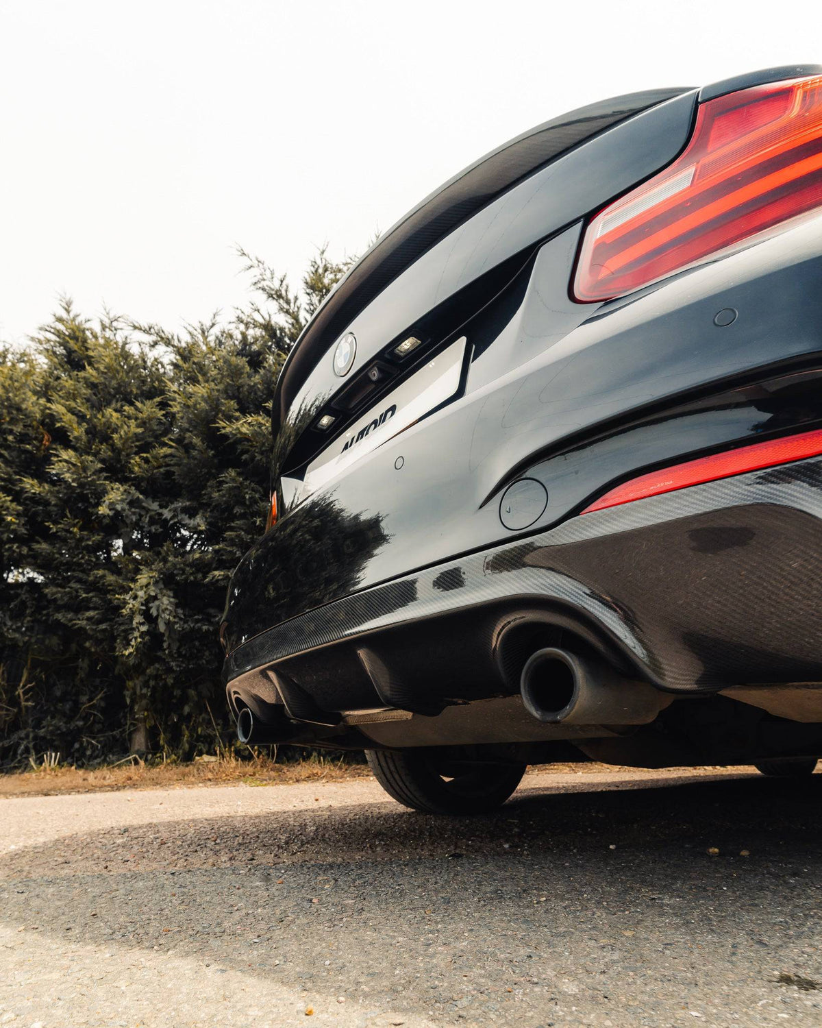 F22 BMW 2 Series Carbon Fibre Body Kit - Front Splitter Rear Diffuser Spoiler Grilles Mirror Covers