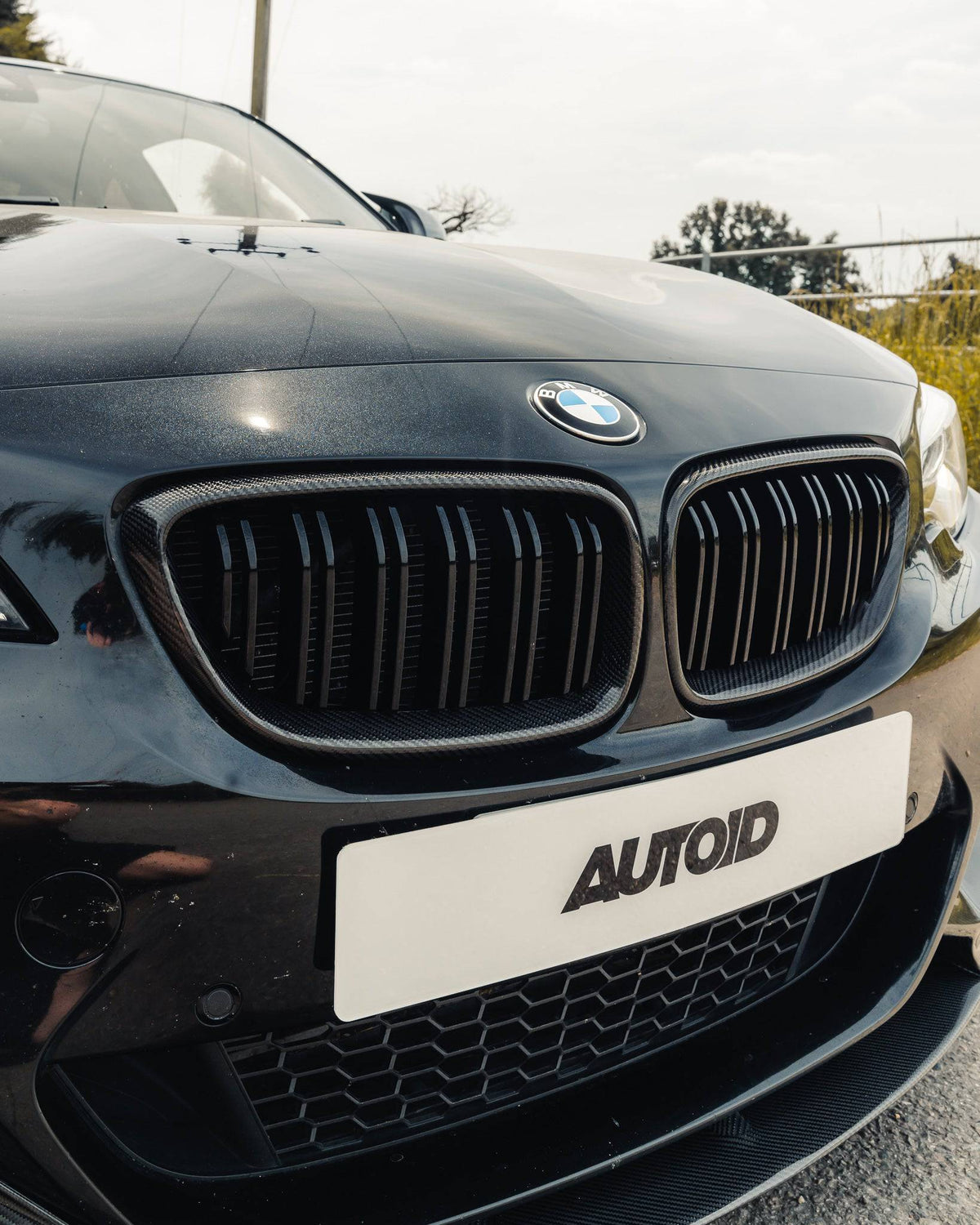 F22 BMW 2 Series Carbon Fibre Body Kit - Front Splitter Rear Diffuser Spoiler Grilles Mirror Covers
