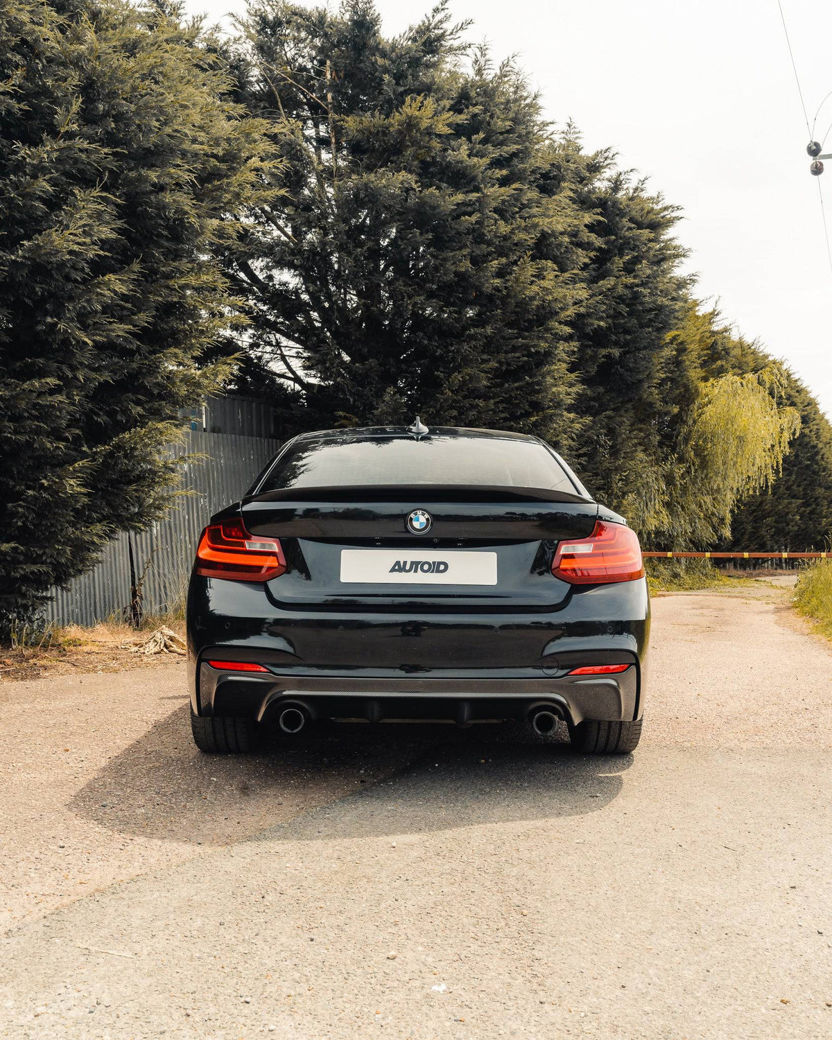 F22 BMW 2 Series Carbon Fibre Body Kit - Front Splitter Rear Diffuser Spoiler Grilles Mirror Covers