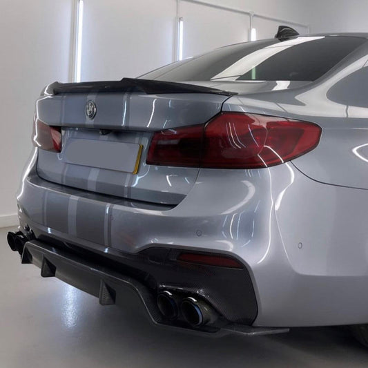 BMW G30 G31 5 Series M Sport rear diffuser carbon fibre