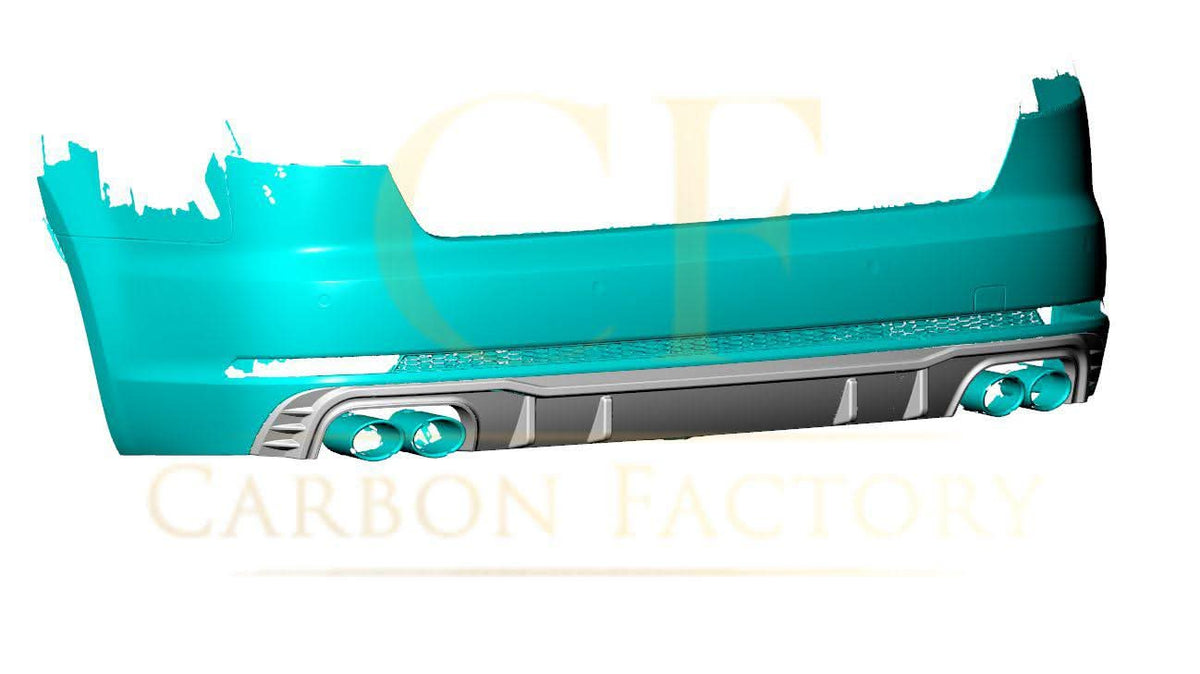Audi A4 B9 S Line S4 16-18 Carbon Fibre Rear Diffuser