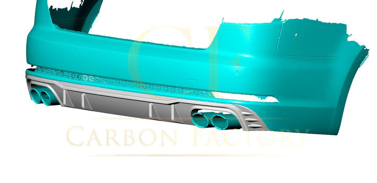 Audi A4 B9 S Line S4 16-18 Carbon Fibre Rear Diffuser