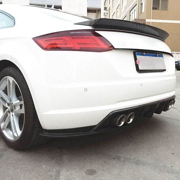 Audi 8S TT MK3 15-18 V Style Carbon Fibre Rear Diffuser
