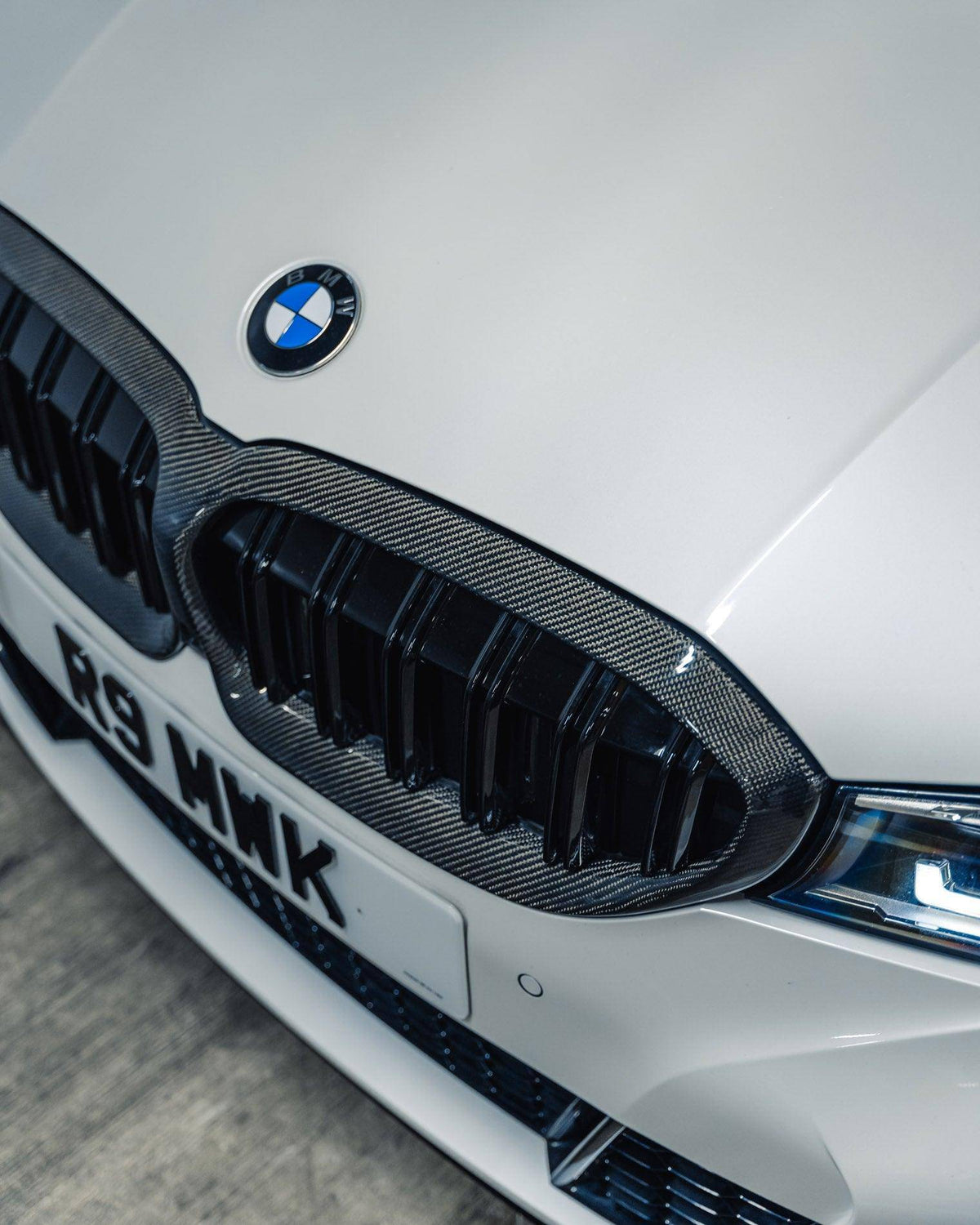 G20 G21 Pre-LCI Double Slat Carbon Fibre Kidney Grilles AUTOID