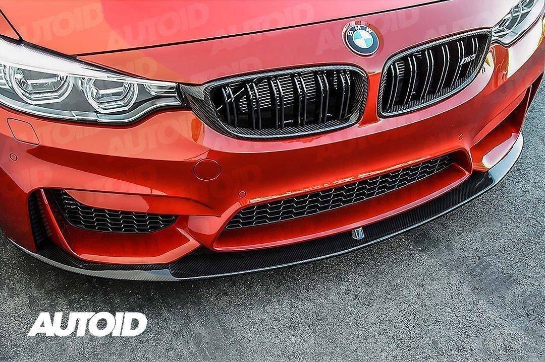 F32 F33 F80 F82 F83 BMW Carbon Fibre Double Slat Kidney Grilles, Part No AUTOID-F82-GRIL