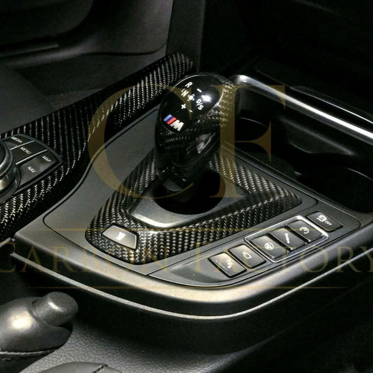BMW F80 M3 F82 M4 F87 M2 carbon gear surround trim
