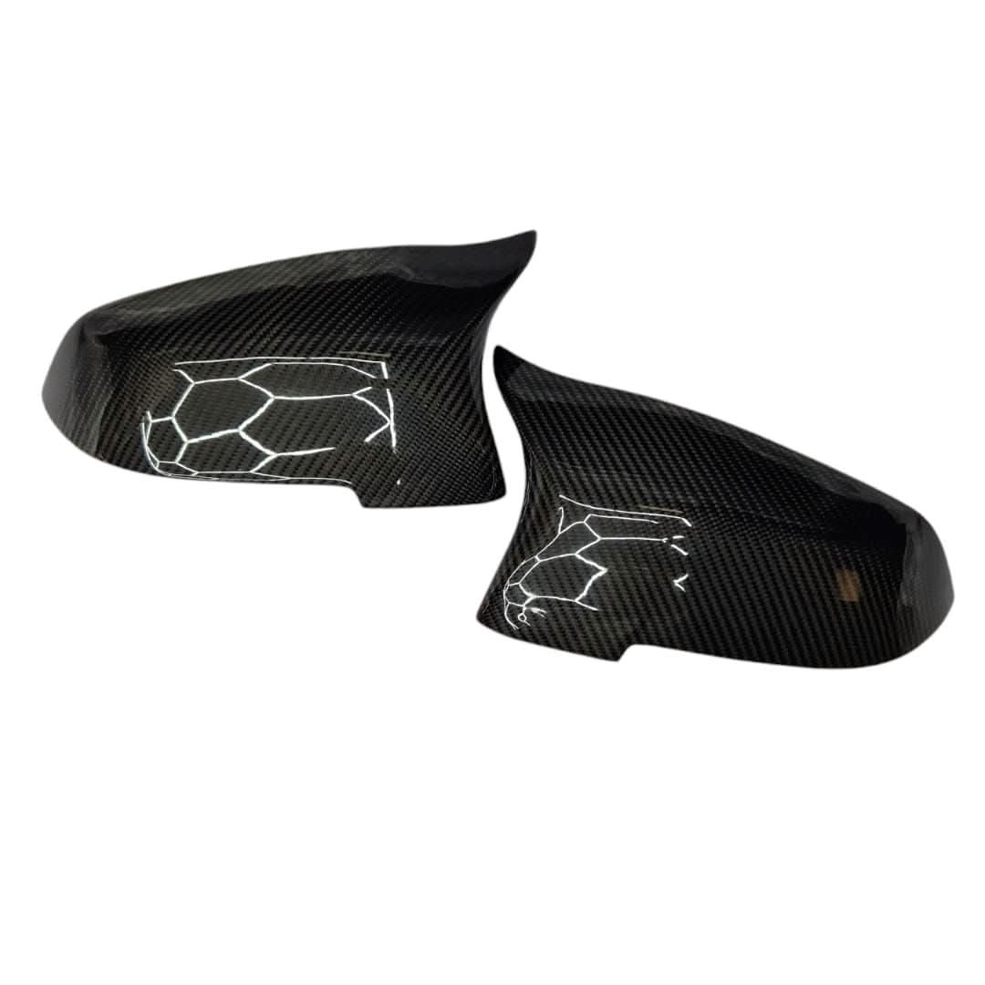 BMW F06 F12 F13 F01 F02 Mirror Covers, MP Style Carbon Fibre