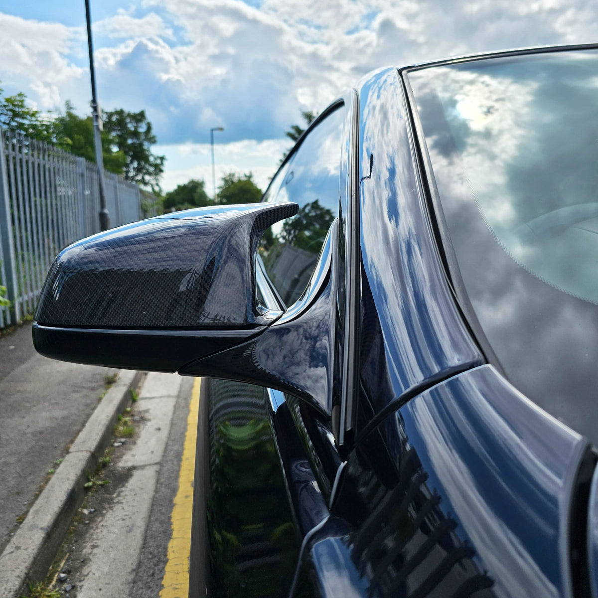 BMW F06 F12 F13 F01 F02 MP Style Carbon Fibre Mirror Covers