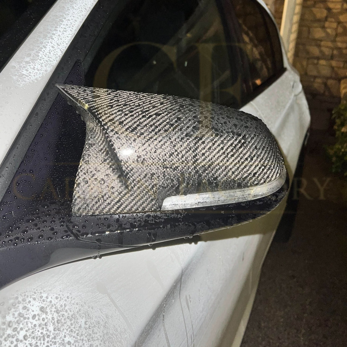 BMW F32 F33 F36 4 Series V Style Carbon Fibre Mirror Covers