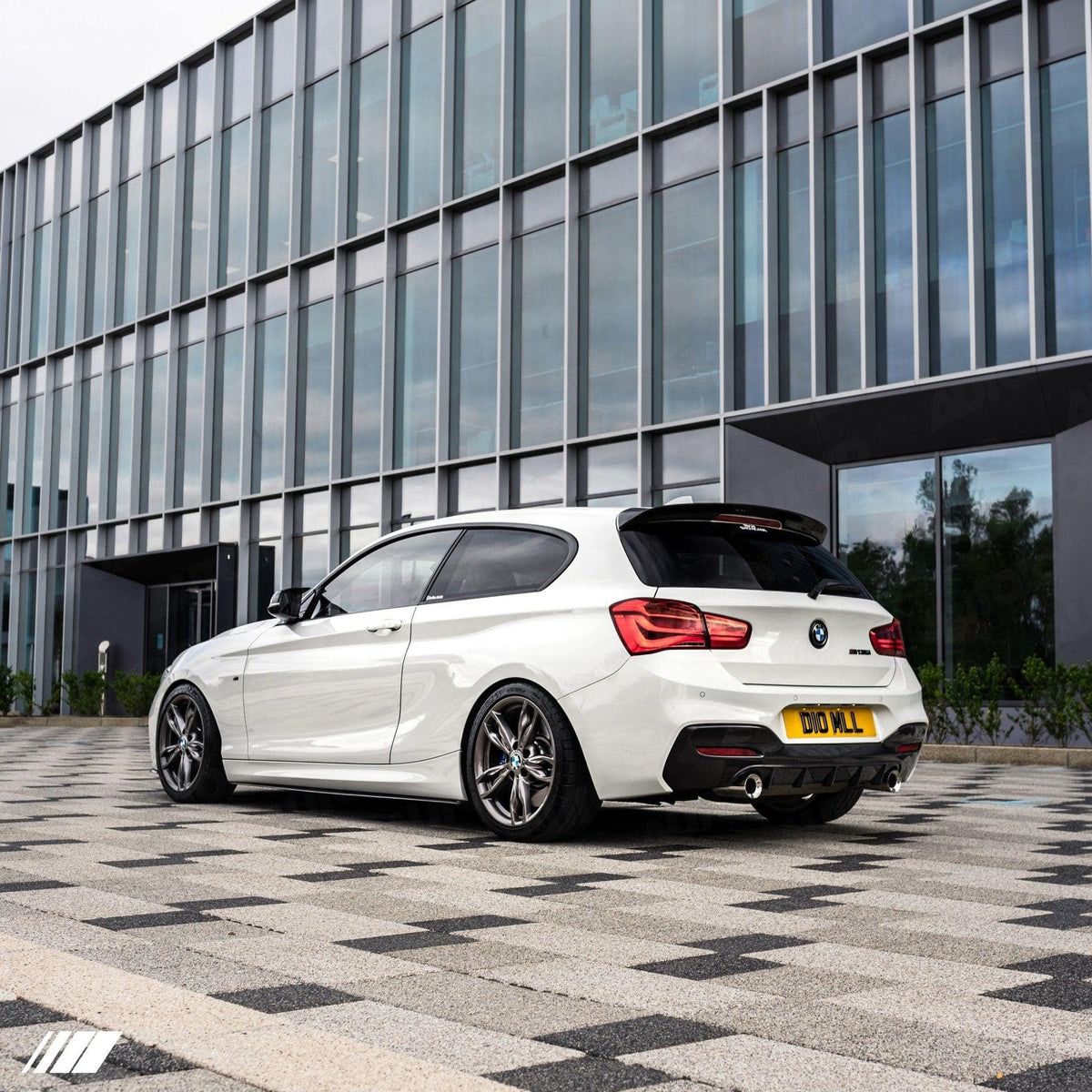 BMW F20 F21 F22 F23 Carbon Fibre Side Skirts - AUTOID 2x2 Weave