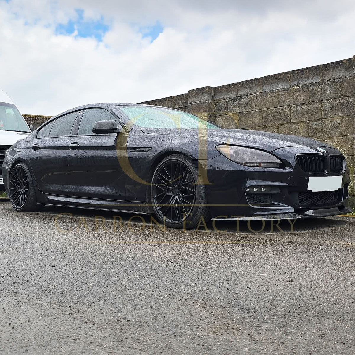 BMW F06 6 Series carbon side skirts, bolt-on fit