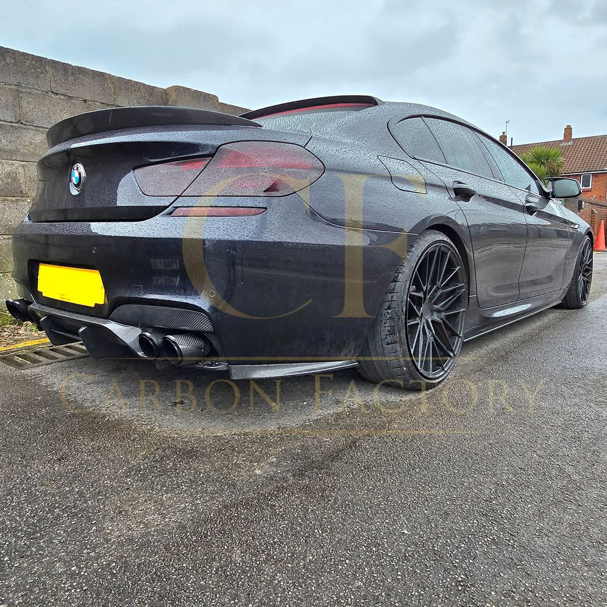 BMW F06 6 Series carbon side skirts, bolt-on fit