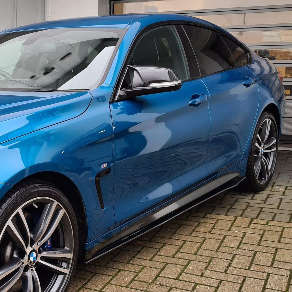 BMW F32 F33 F36 4 Series Carbon Fibre Side Skirts MP Style