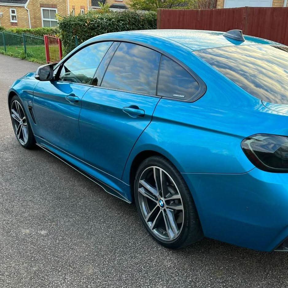 BMW F32 F33 F36 4 Series Carbon Fibre Side Skirts MP Style