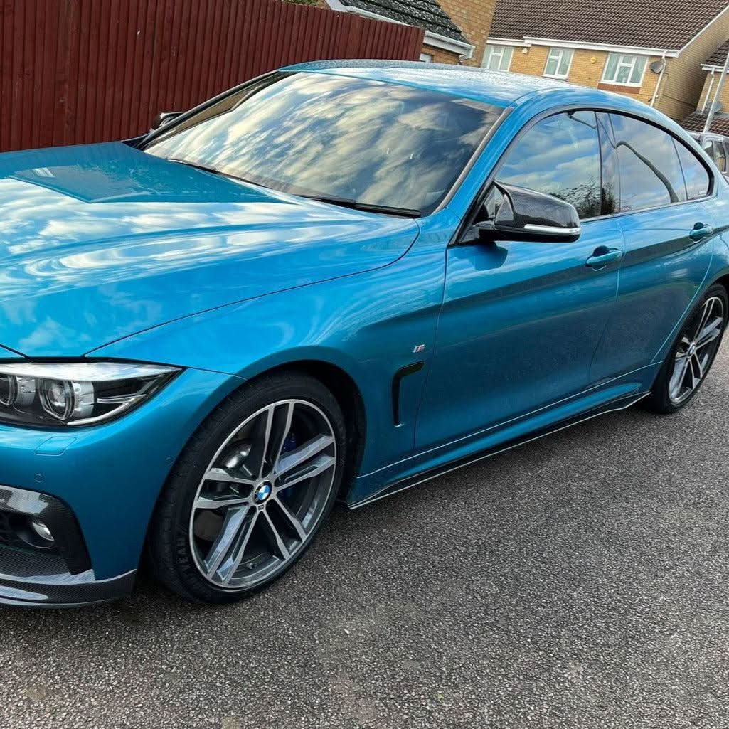 BMW F32 F33 F36 4 Series Carbon Fibre Side Skirts MP Style
