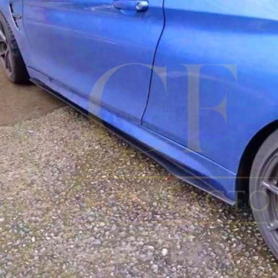 BMW F32 F33 F36 4 Series Carbon Fibre Side Skirts MP Style