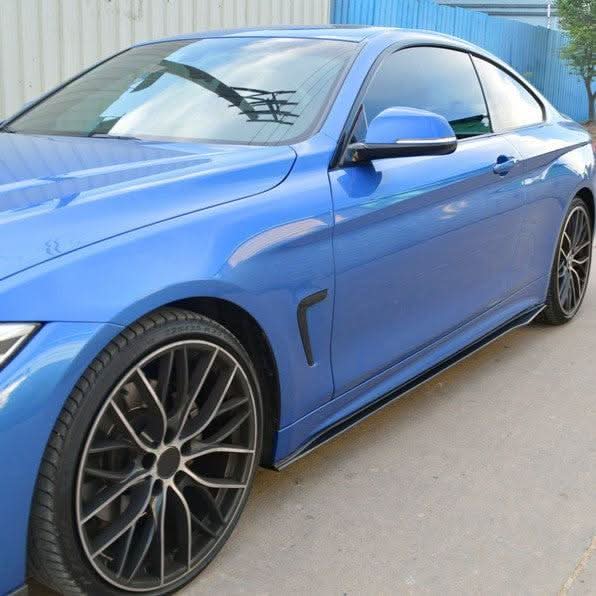 BMW F32 F33 F36 4 Series Carbon Fibre Side Skirts MP Style