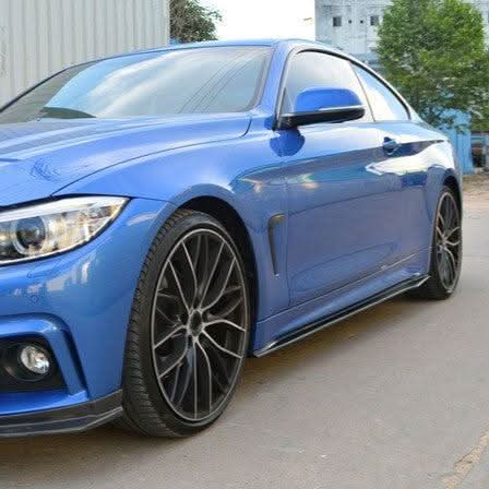 BMW F32 F33 F36 4 Series Carbon Fibre Side Skirts MP Style