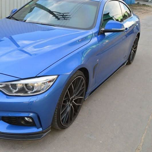 BMW F32 F33 F36 4 Series Carbon Fibre Side Skirts MP Style