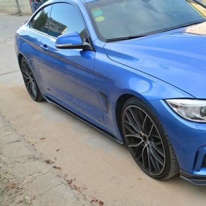 BMW F32 F33 F36 4 Series Carbon Fibre Side Skirts MP Style