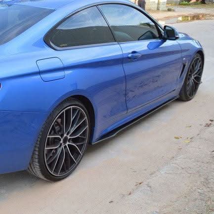 BMW F32 F33 F36 4 Series Carbon Fibre Side Skirts MP Style